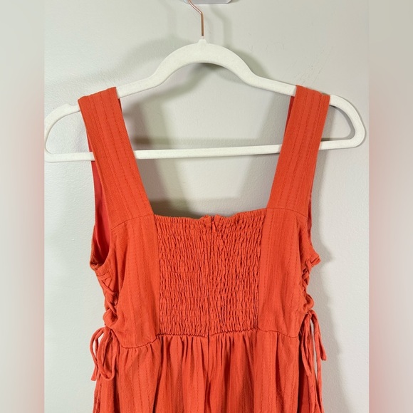 Lost + Wander • NWT Orange Miss Marmalade Tiered Mini Dress Sz XS Smocked - Picture 12 of 16